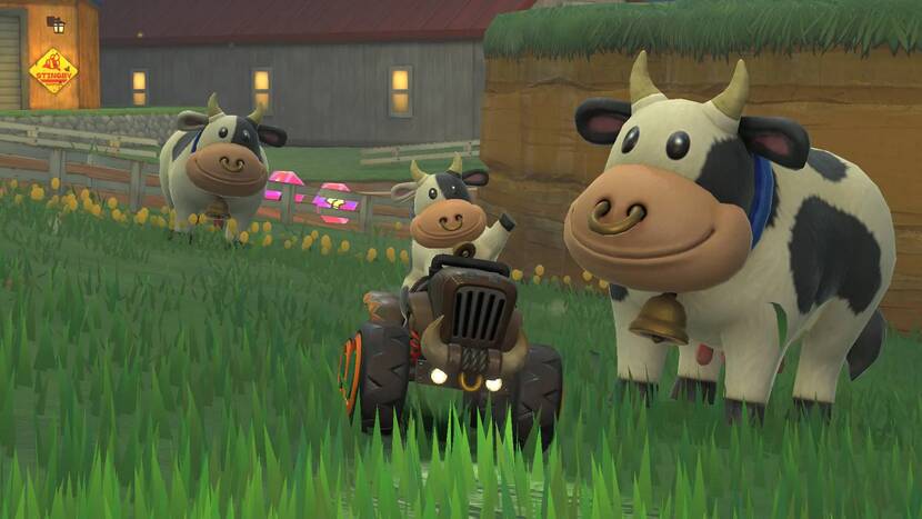 PETA wil dat Nintendo koe in Mario Kart World aanpast