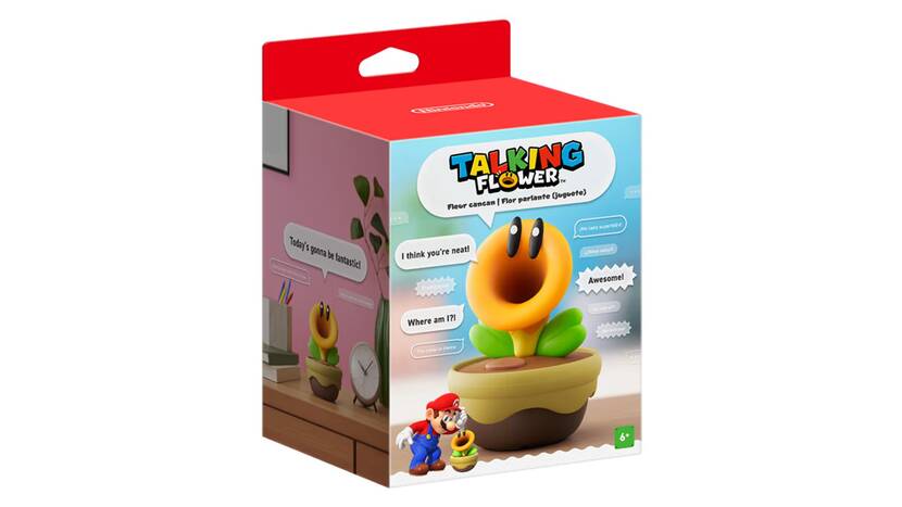 Nintendo komt met schattige Babbelbloem om je dag op te fleuren