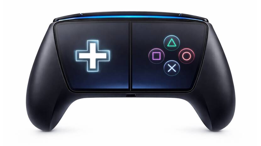 PlayStation controller met groot touchscreen duikt op