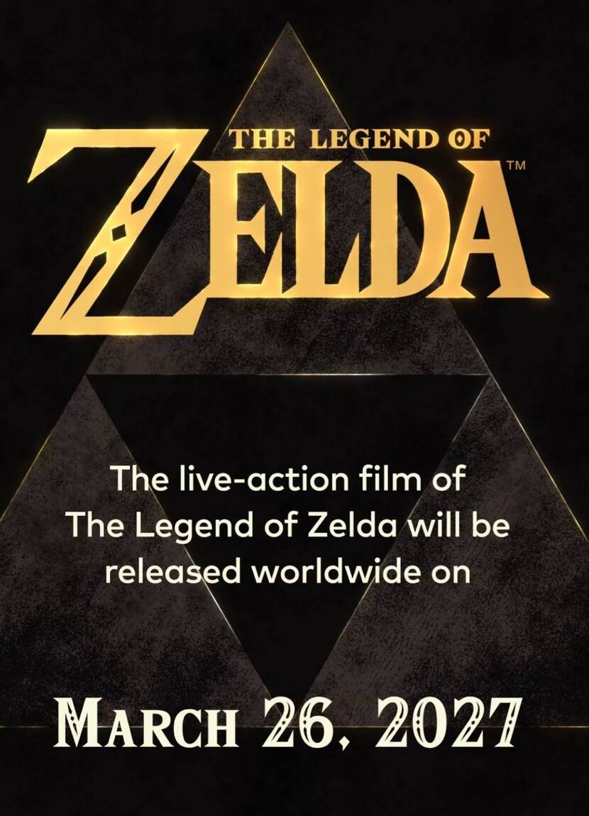 Zelda-film heeft eindelijk releasedatum