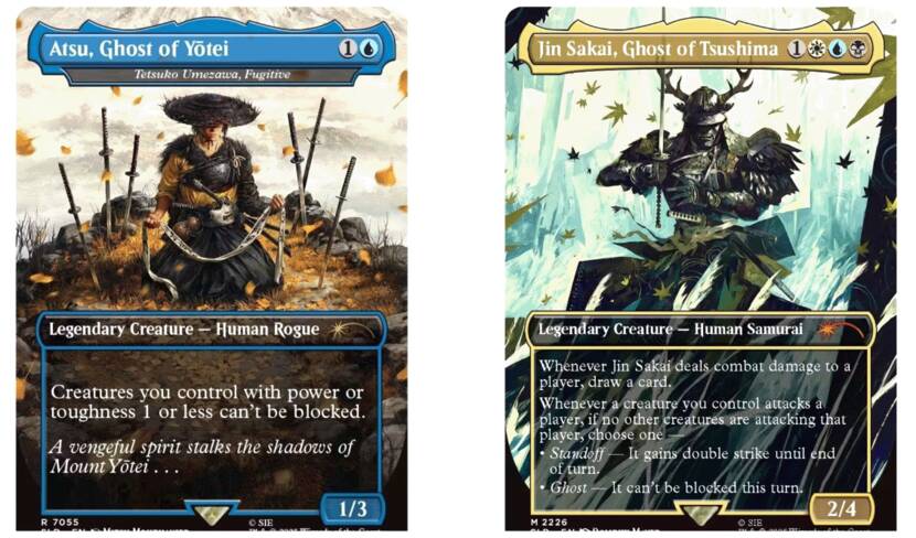 Atsu uit Ghost of Yotei krijgt eigen Magic: The Gathering-kaart
