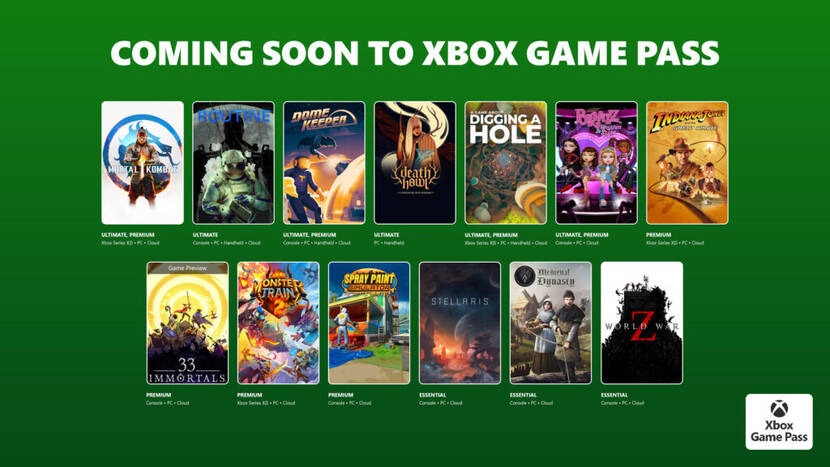 Xbox en PC Game Pass-games voor december 2025 aangekondigd