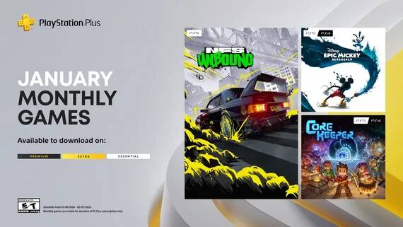 PlayStation Plus-games van januari bekendgemaakt
