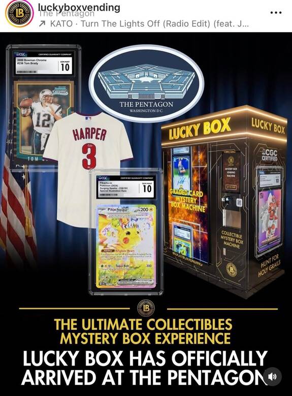 Onder Trump laat het Pentagon je een gokje wagen om zeldzame Pok&eacute;mon-kaarten te scoren