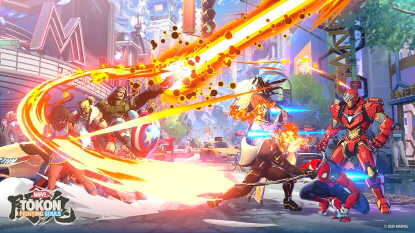 Met vier tegen vier in Marvel Tokon: Fighting Souls